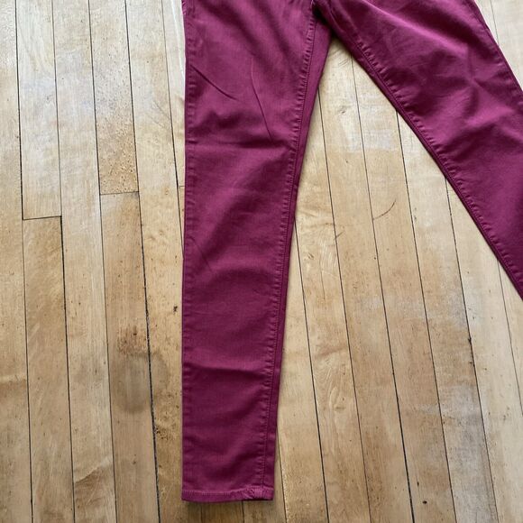 Flying Monkey Women’s 27 Stretch Skinny Jegging Jeans Burgundy - Picture 12 of 12